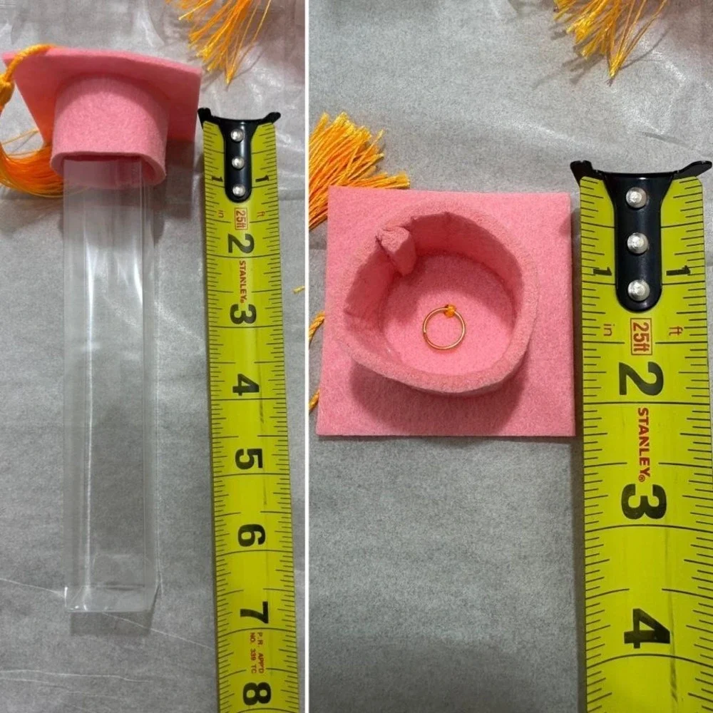 🎓 DIY Pink Graduation Cap Party Favor decor Set of 31 pieces (Class of 2026!)